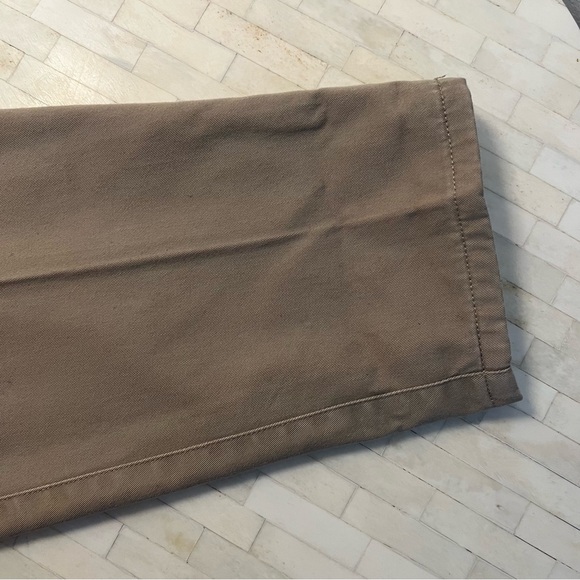 Woolrich Tan Trousers Sz 8 with Plaid Cuffs and plaid lining. - Picture 11 of 14